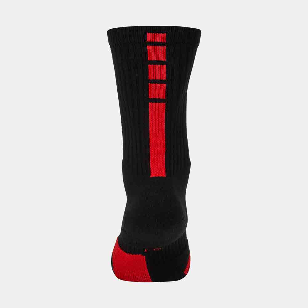 Rear view of the Nike Elite Crew Basketball Socks.