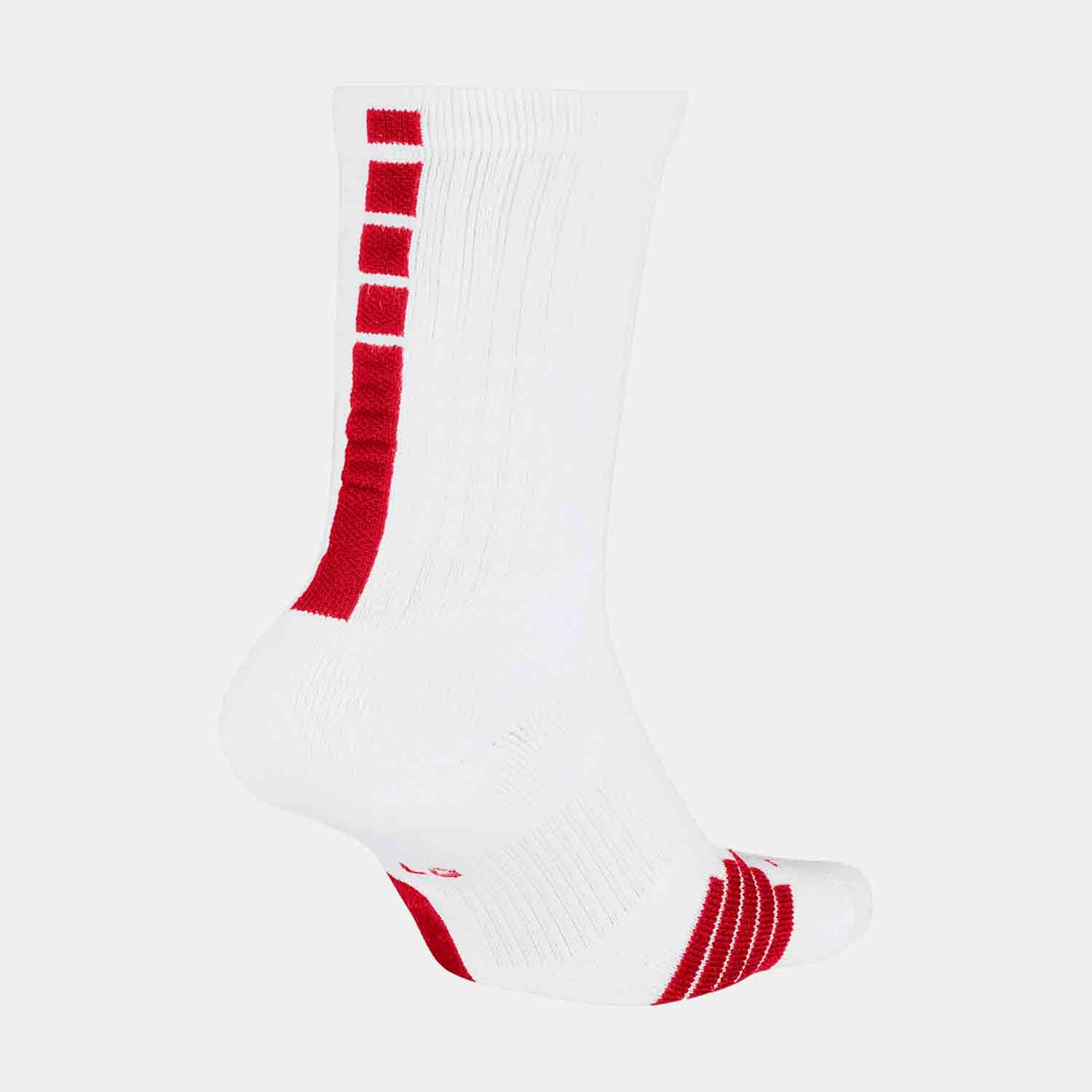 Rear view of the Nike Elite Crew Basketball Socks.